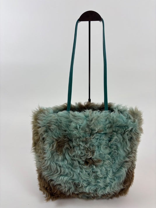 Prada Faux Fur Bag, One Size