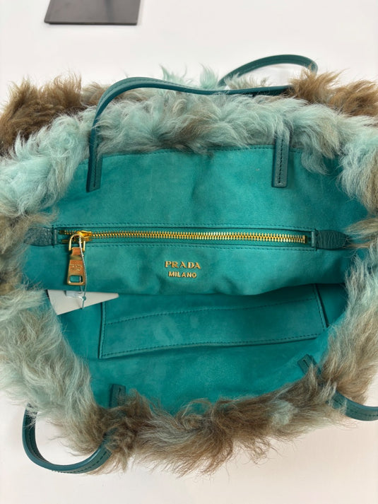 Prada Faux Fur Bag, One Size