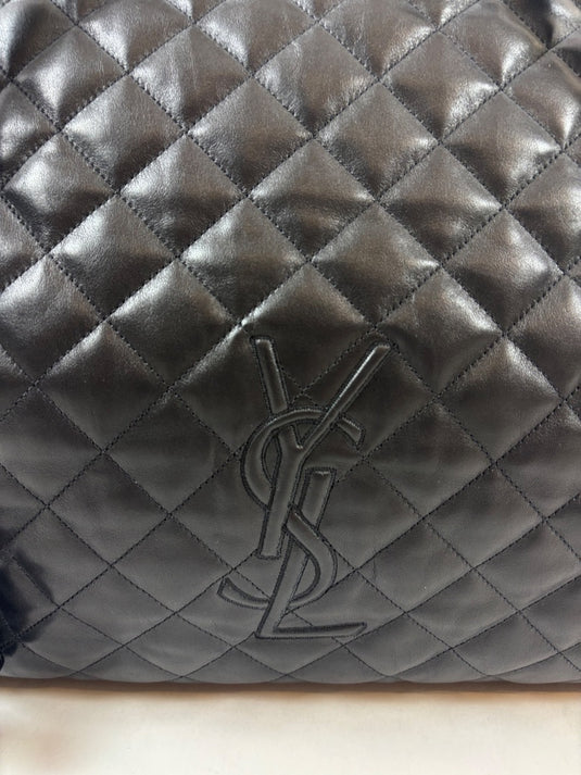 Yves Saint Laurent Quilted Travel Bag, Black