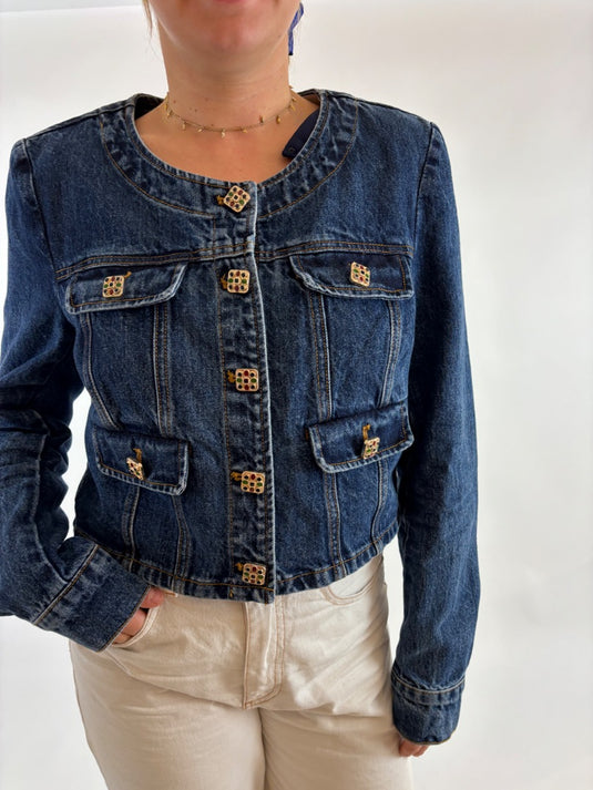 Self Portrait Denim Jacket, 14