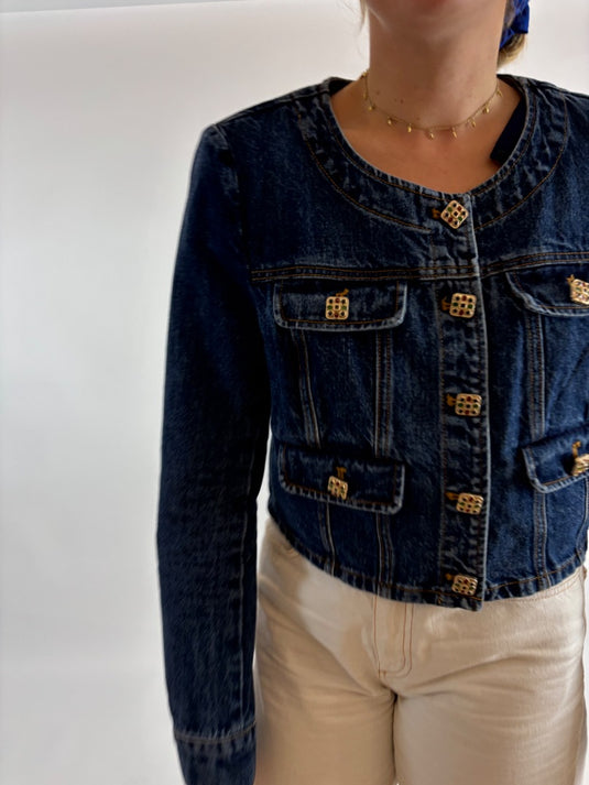 Self Portrait Denim Jacket, 14
