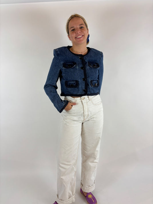 Self Portrait Denim Jacket, 10