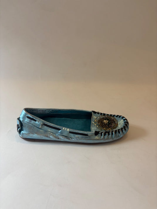 Miu Miu Metallic Flats, 39