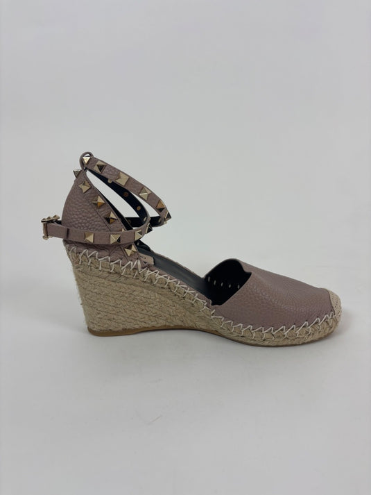 Valentino Rockstud Leather Heels, 38