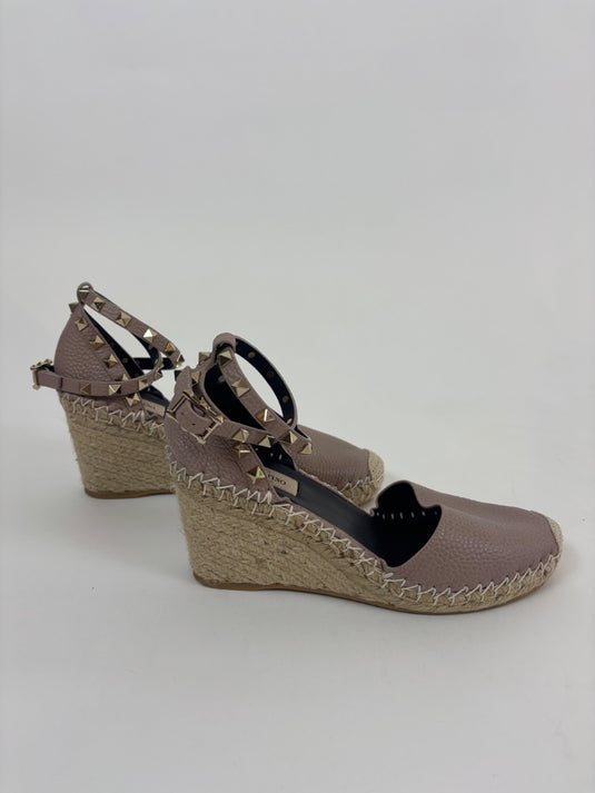 Valentino Rockstud Leather Heels, 38