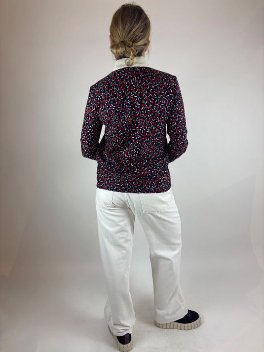 Vanessa Seward Silk Floral Shirt, 6