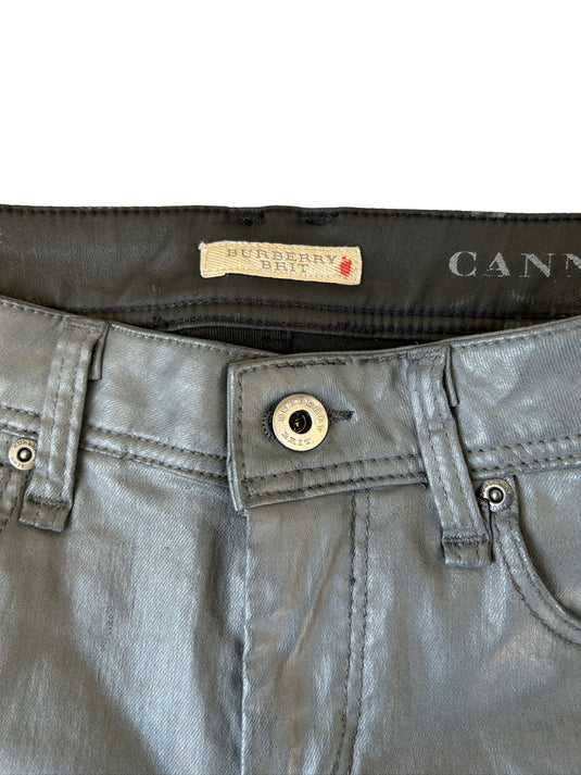 Burberry Wax Jeans, Size 28