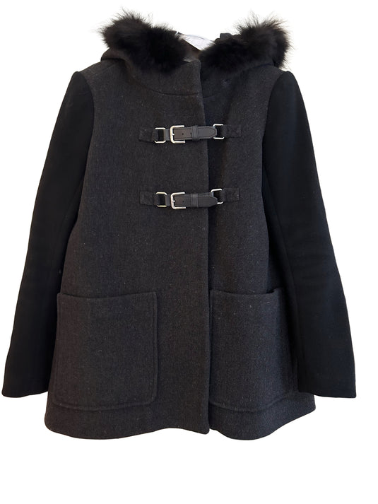 Wool duffel coat, Size 8