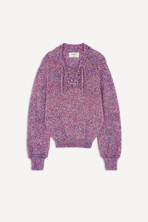 Tibo Purple Flecked Jumper, Size 10