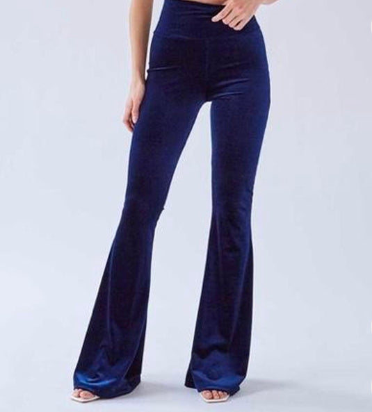 Velvet Flare Trousers, Size L