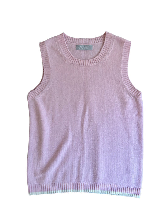 Pink Cashmere Vest, Size S