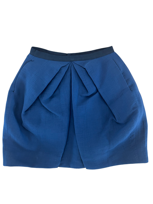 Navy Balloon Skirt, Size 8