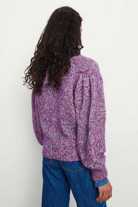 Tibo Purple Flecked Jumper, Size 10