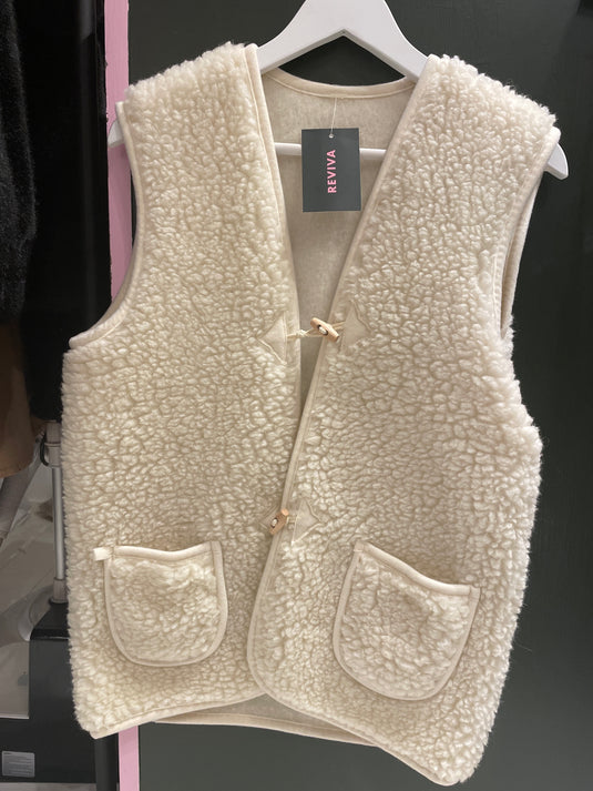 Vintage Sheepskin Vest