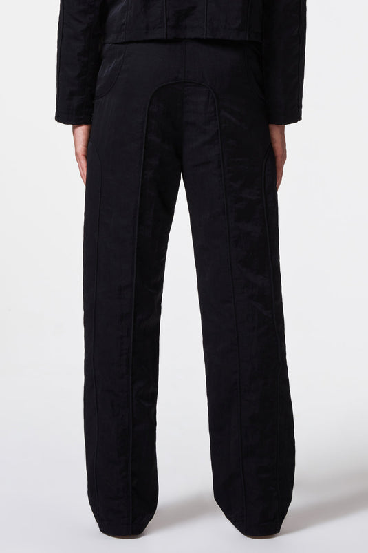 Sila Black Trousers, Size M