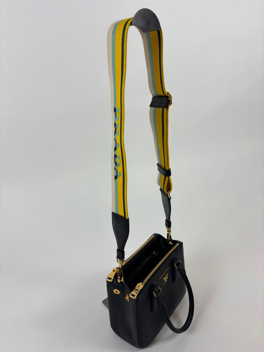 Prada Canvas Logo Strap, One Size
